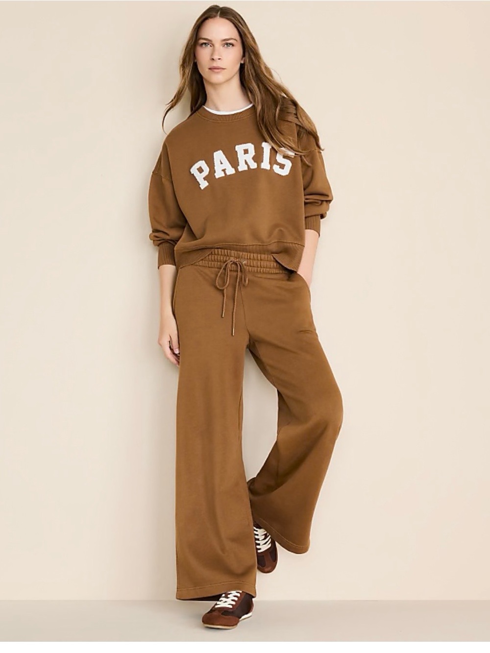 Lou & Grey Elite Fleece Wide Leg Sweatpants